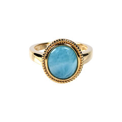 Larimar-Silberring