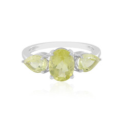 Limonen-Quarz-Silberring