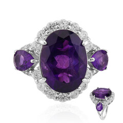 Marokkanischer Amethyst-Silberring