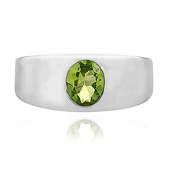 Mandschurischer Peridot-Silberring