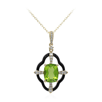 Dashihe-Peridot-Goldhalskette (CIRARI)