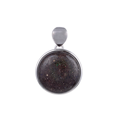Honduras-Opal-Silberanhänger