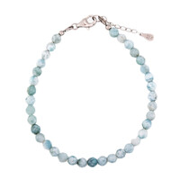 Larimar-Silberarmband