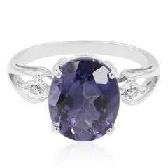 Blaubeer-Quarz-Goldring