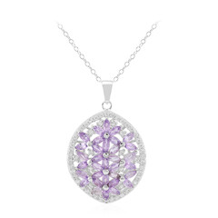 Amethyst-Silberhalskette
