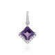 Marokkanischer Amethyst-Silberanhänger