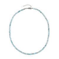 Larimar-Silberhalskette