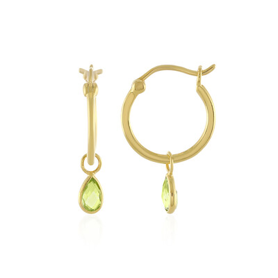 Peridot-Silberohrringe