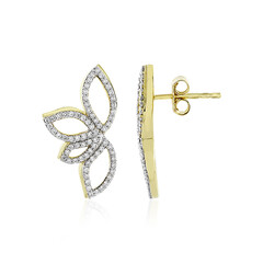 Lupenreiner (F) Brillant-Goldohrringe (LUCENT DIAMONDS)