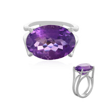 Sibirischer Amethyst-Silberring