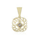 I2 Schokoladen-Diamant-Goldanhänger (Ornaments by de Melo)