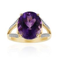 Marokkanischer Amethyst-Goldring