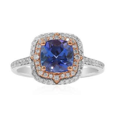 AAA-Tansanit-Goldring (CIRARI)