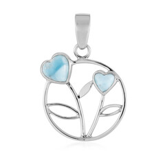 Larimar-Silberanhänger