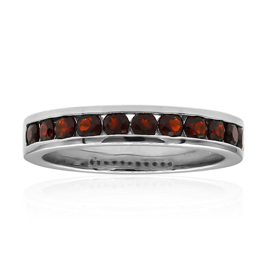Granat-Silberring
