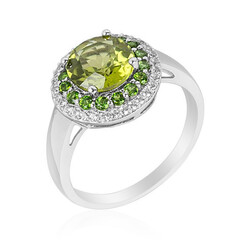 Peridot-Silberring