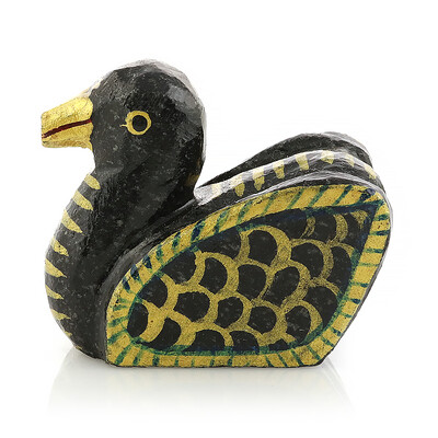 Anthrazitfarbener Aventurin-Ente