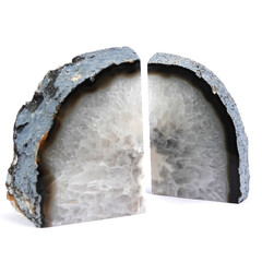 Achat-Buchstütze (Lapis Vitalis)