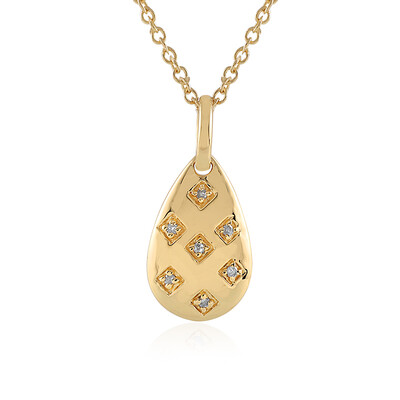 I3 (J) Diamant-Silberhalskette