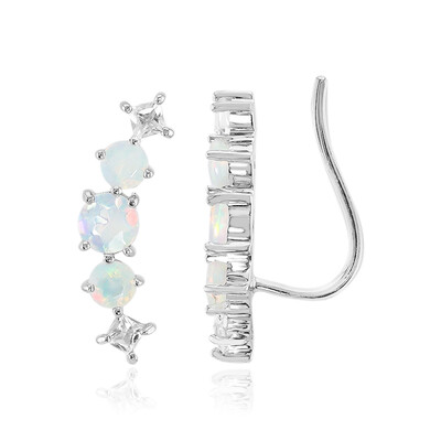 Welo-Opal-Silberohrringe