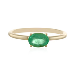Äthiopischer Smaragd-Goldring