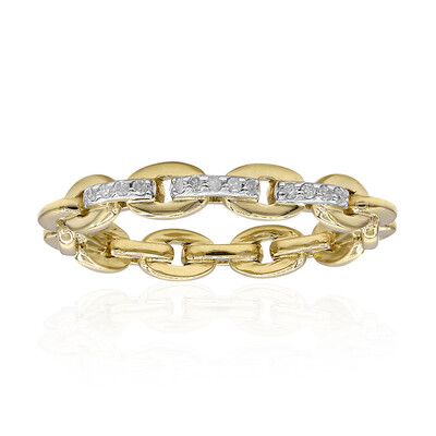 I3 (I) Diamant-Silberring