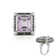 Lavendel-Amethyst-Silberring (Adela Silber)