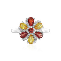 Saphir-Silberring
