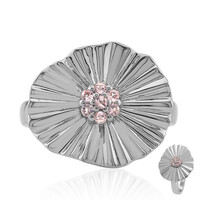 Pinkfarbener Turmalin-Silberring