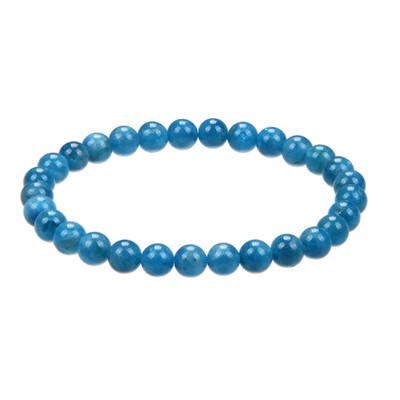 Blauer Apatit-Armband