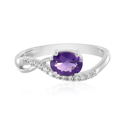 Sibirischer Amethyst-Silberring
