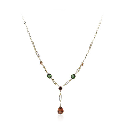 Kongo-Neon-Turmalin-Goldcollier (CIRARI)