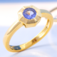 Tansanit-Silberring (MONOSONO COLLECTION)
