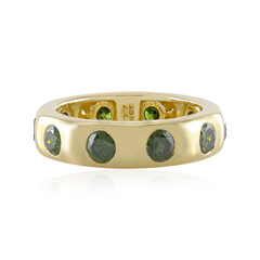 Grüner I2 Brillant-Goldring (de Melo)