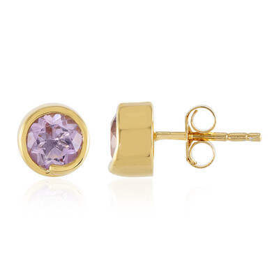 Lavendel-Amethyst-Silberohrringe