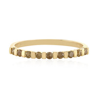 I1 Schokoladen-Brillant-Goldring