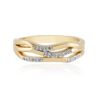 I2 (J) Diamant-Silberring
