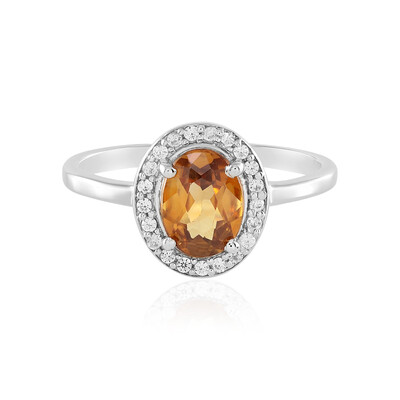 Mandarin-Zirkon-Silberring