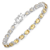 Citrin-Silberarmband