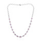 Pinkfarbener Saphir-Goldcollier (CIRARI)
