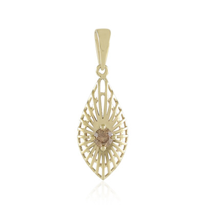 I2 Champagner-Brillant-Goldanhänger (Ornaments by de Melo)