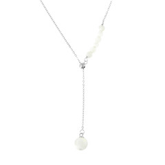 Perlmutt-Silbercollier