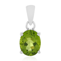 Peridot-Silberanhänger