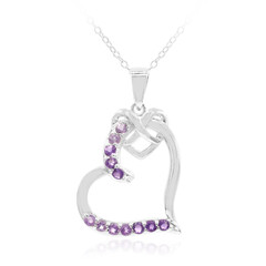 Amethyst-Silberhalskette