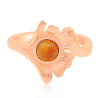 Oranger Achat-Silberring