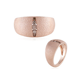 I2 Champagner-Brillant-Goldring (KM by Juwelo)
