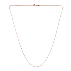 Silber-Rolokette - 2,26 g - 61 cm - rosévergoldet