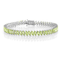 Arizona-Peridot-Silberarmband