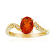 Mexikanischer Feueropal-Goldring (CIRARI)