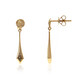 VS2 (F) Diamant-Goldohrringe (de Melo)